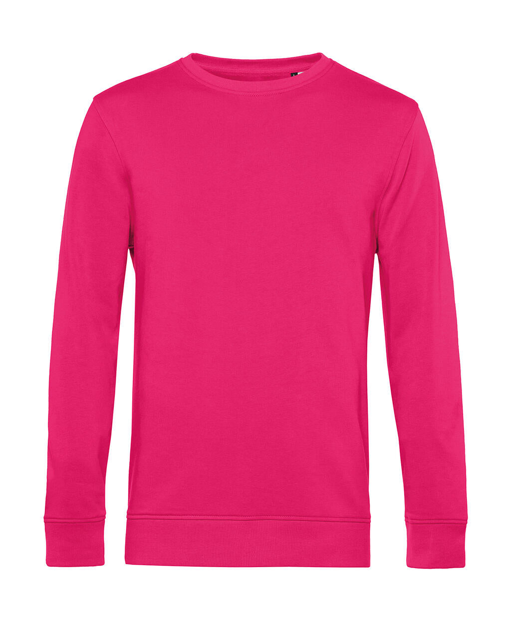 Organic Inspire Crew Neck in Farbe Magenta Pink