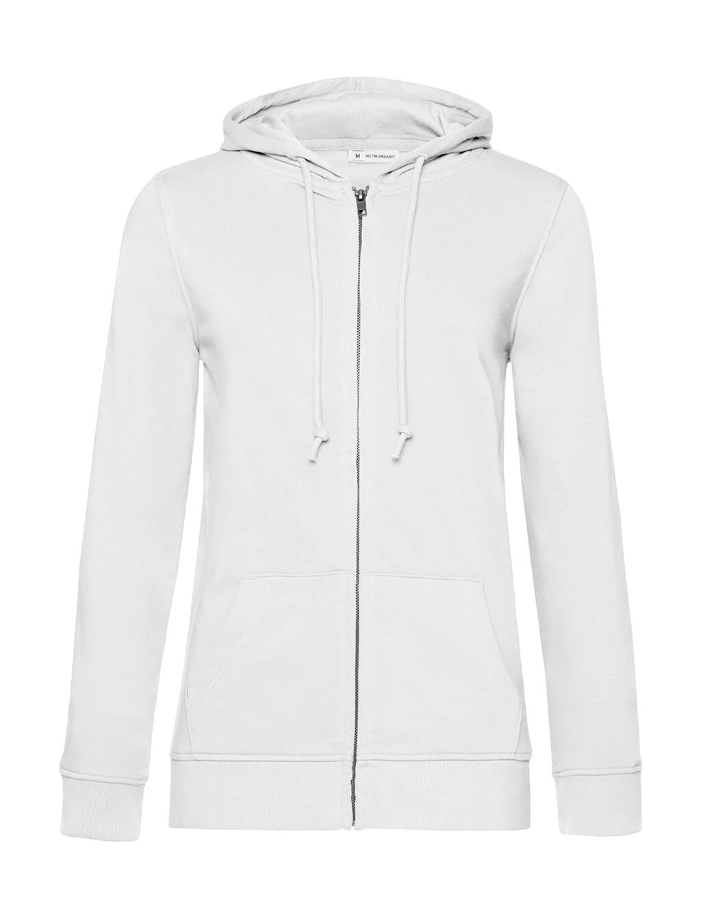 Organic Inspire Zipped Hood /women_° in Farbe White