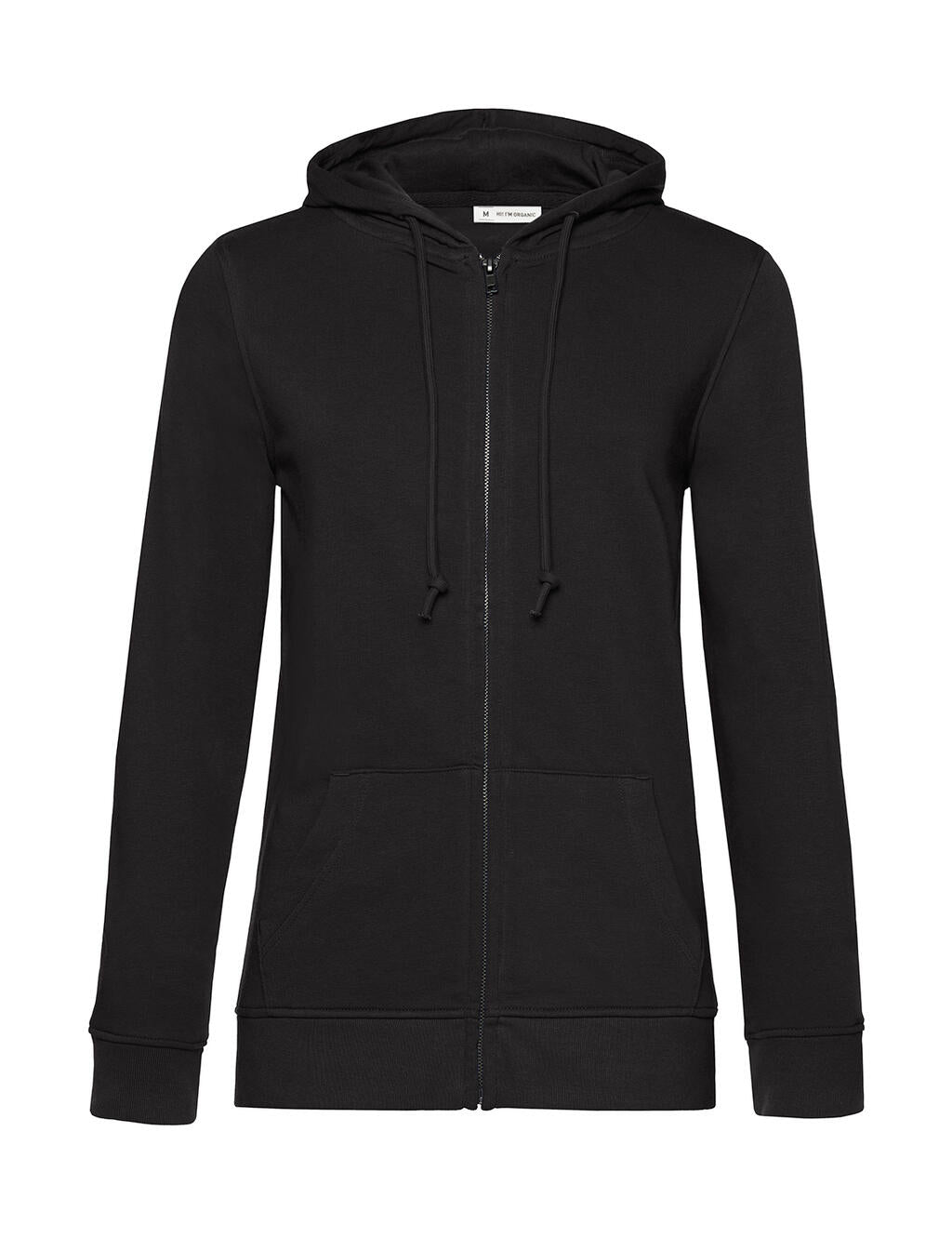 Organic Inspire Zipped Hood /women_° in Farbe Black Pure