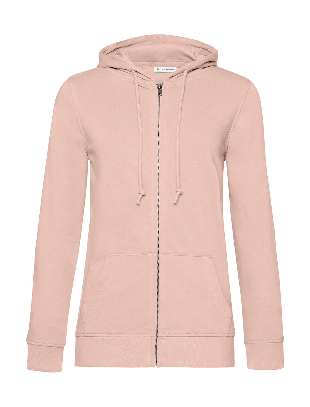 Organic Inspire Zipped Hood /women_° in Farbe Soft Rose