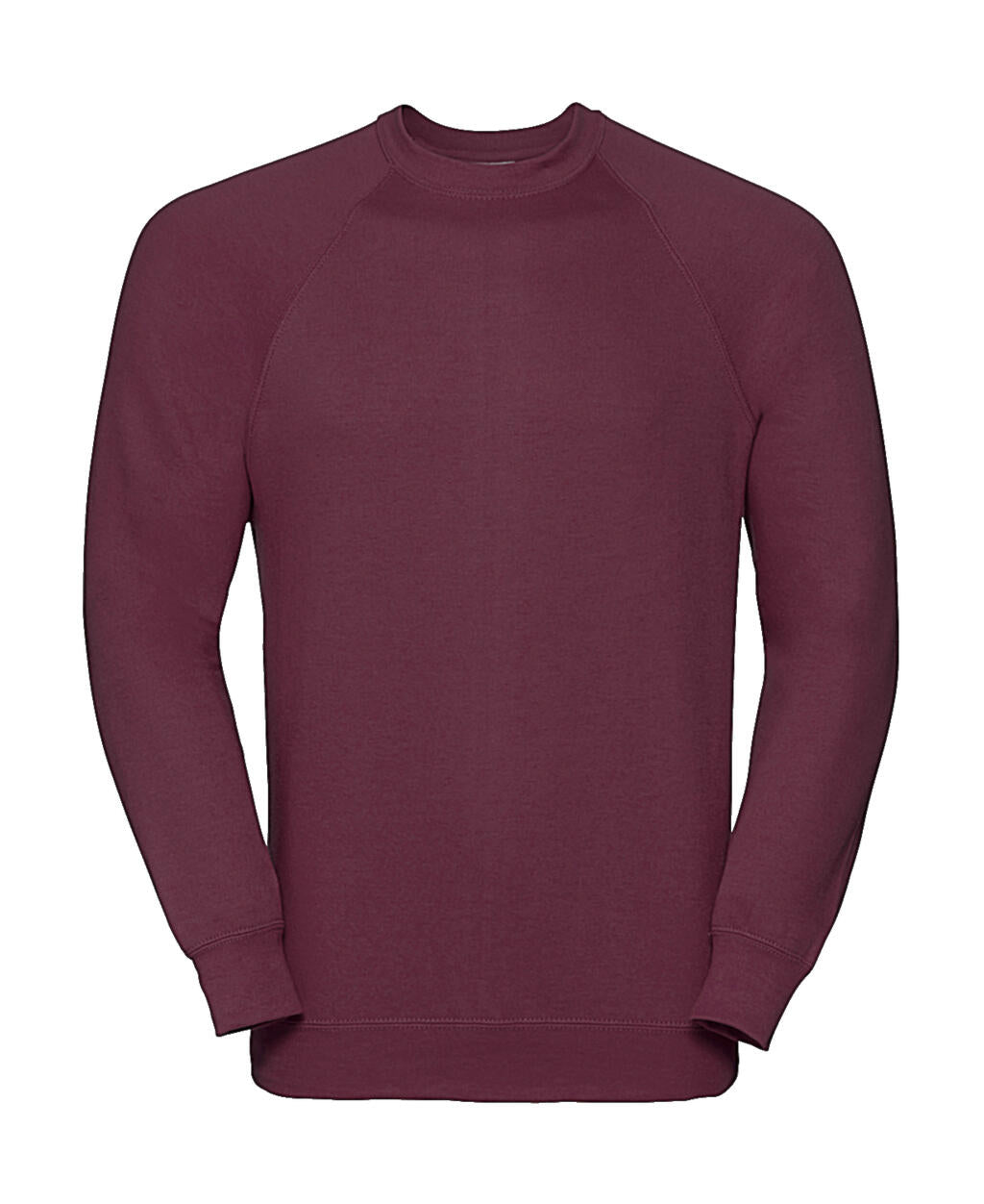 Classic Raglan Sweatshirt in Farbe Burgundy