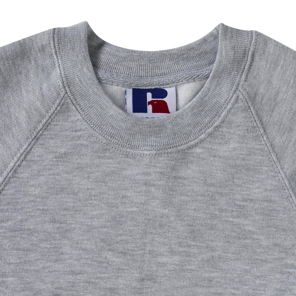 Classic Raglan Sweatshirt in Farbe Black
