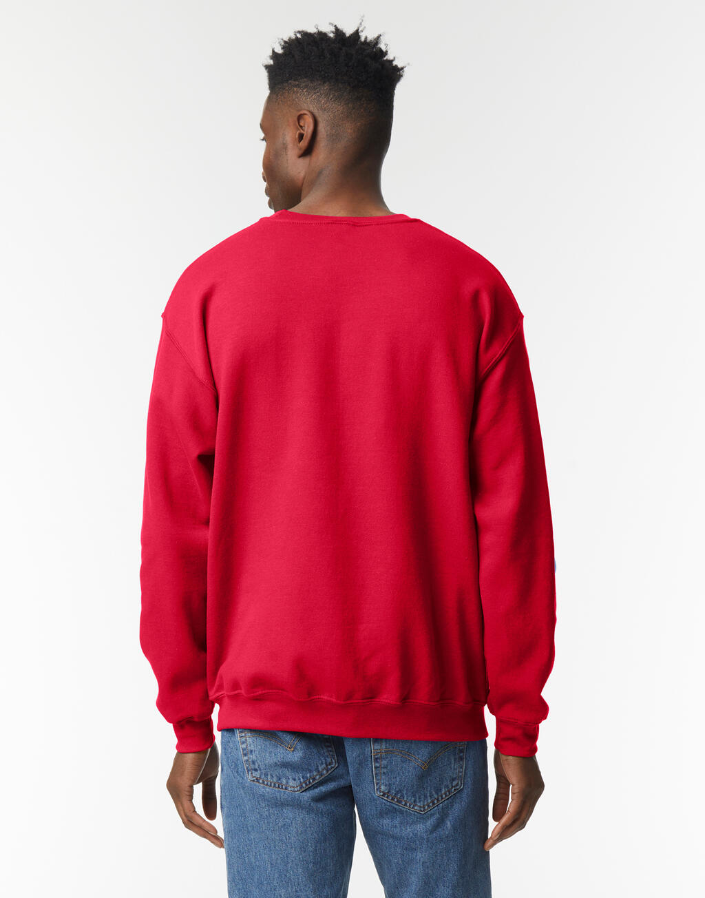 Heavy Blend Adult Crewneck Sweat in Farbe White