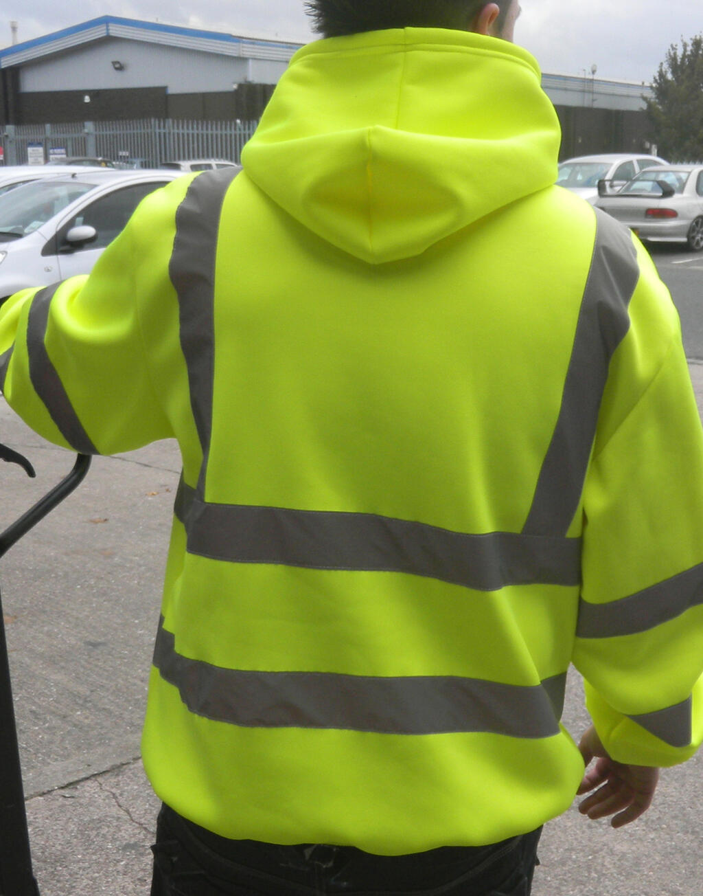 Fluo Hoodie in Farbe Fluo Yellow
