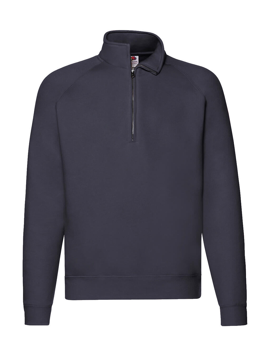 Premium Zip Neck Sweat in Farbe Deep Navy
