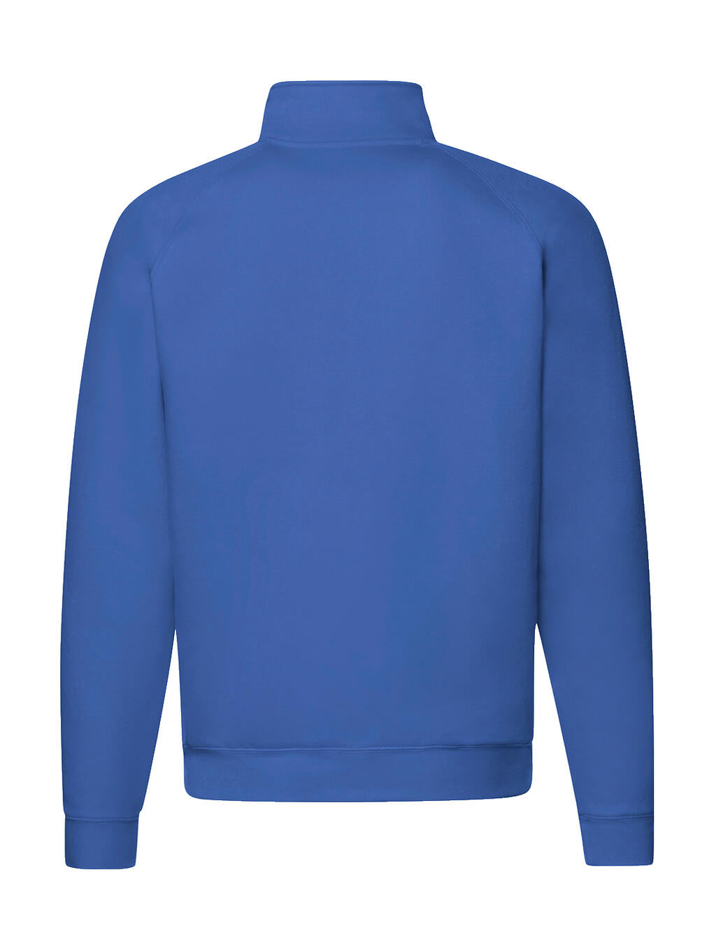 Premium Zip Neck Sweat in Farbe White