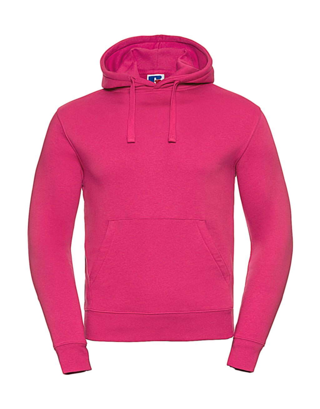 Men's Authentic Hooded Sweat in Farbe Fuchsia