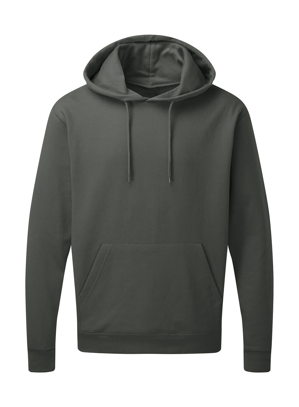Hooded Sweatshirt Men in Farbe Charcoal