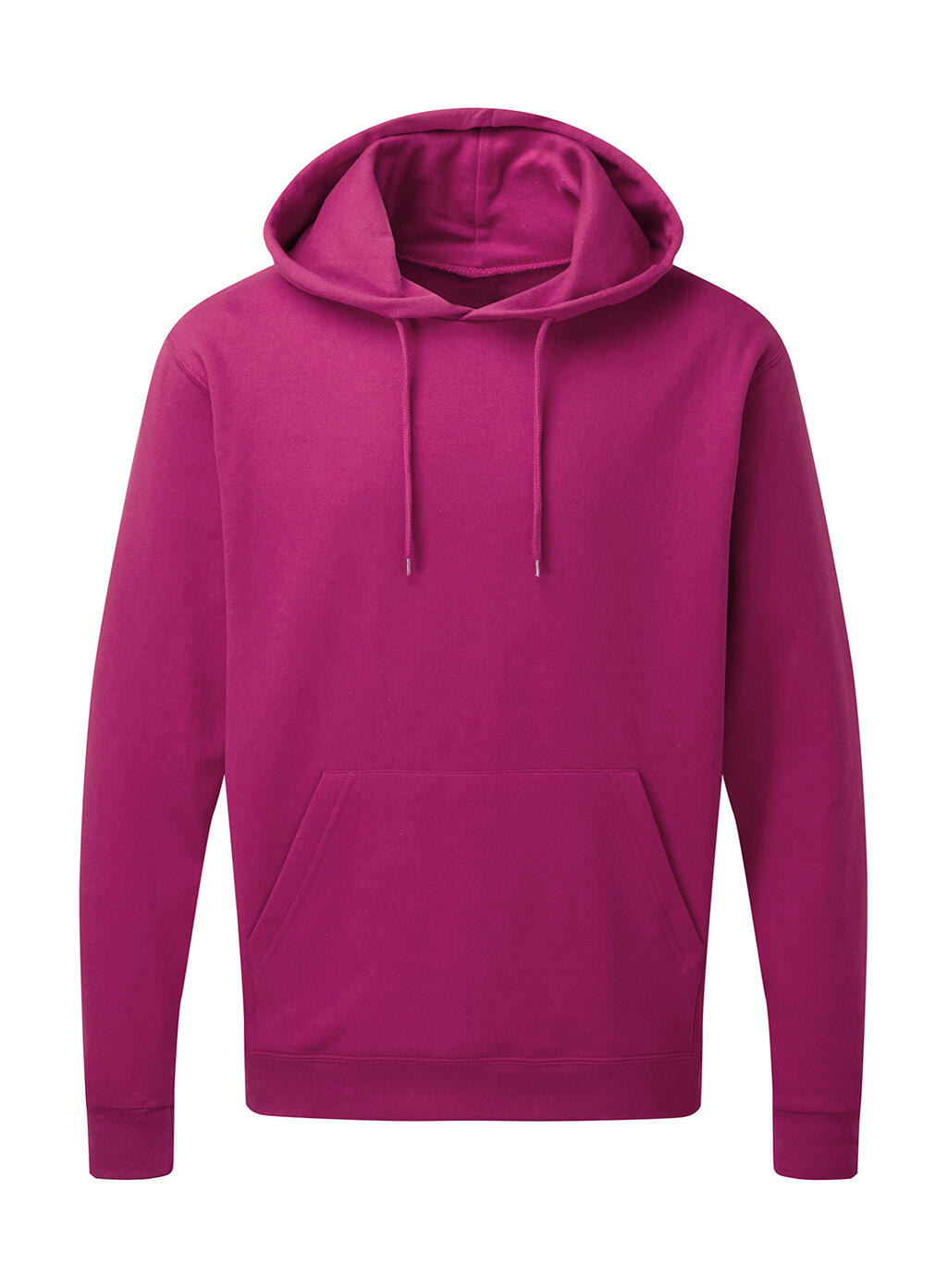 Hooded Sweatshirt Men in Farbe Dark Pink