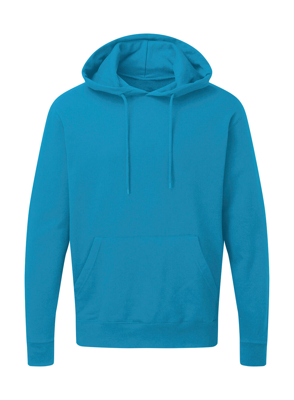 Hooded Sweatshirt Men in Farbe Turquoise