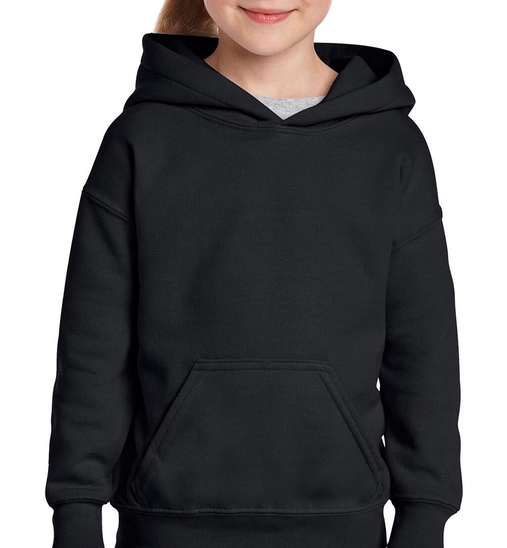 Heavy Blend Youth Hooded Sweat in Farbe Black