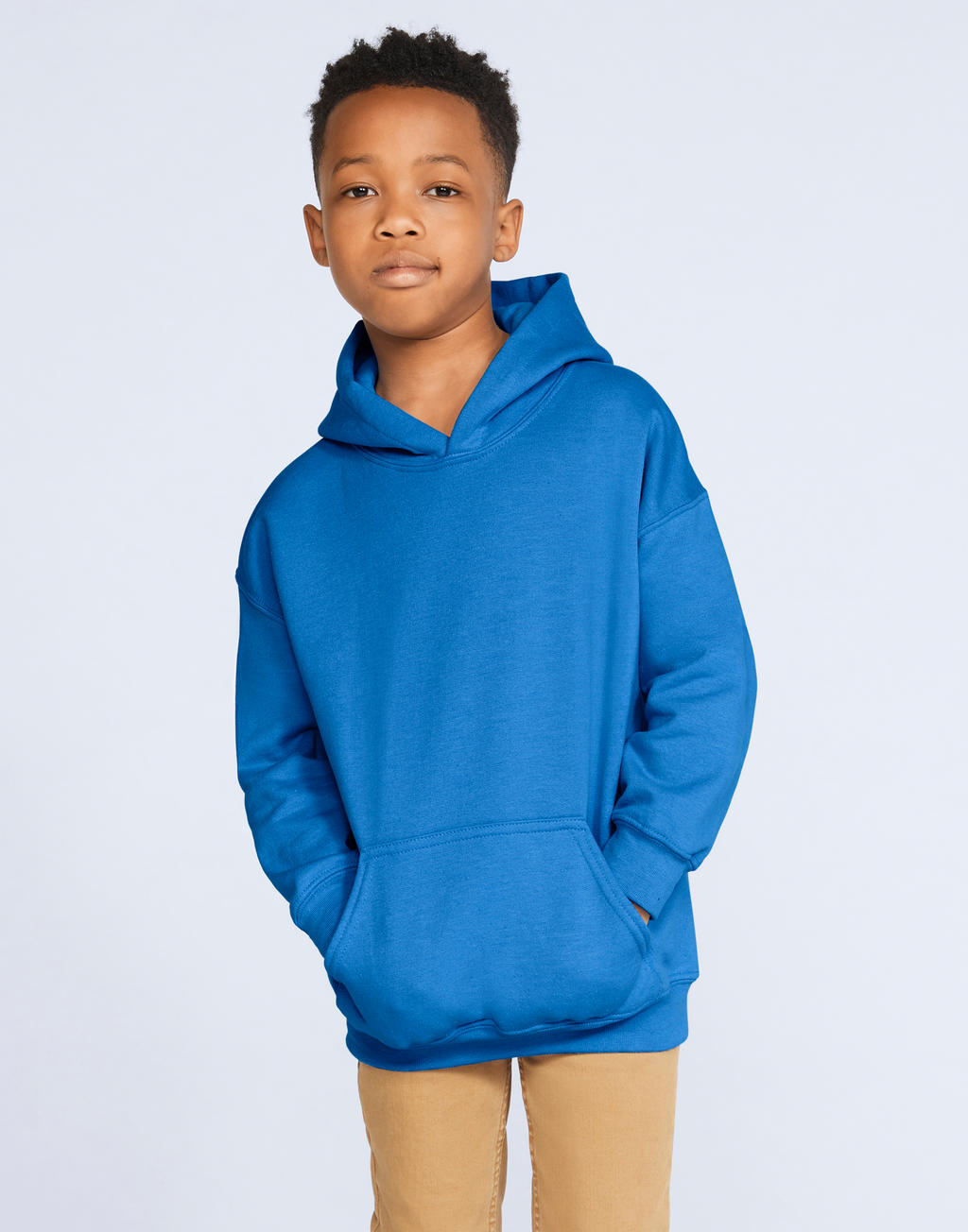 Heavy Blend Youth Hooded Sweat in Farbe White