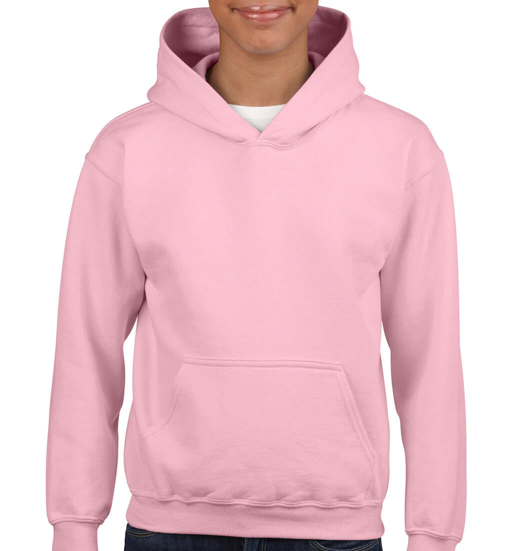 Heavy Blend Youth Hooded Sweat in Farbe Light Pink
