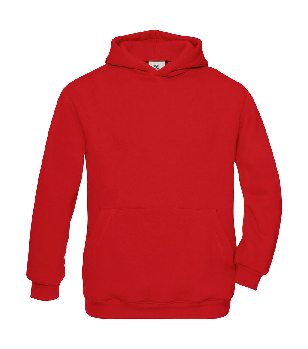 Hooded/kids Sweat in Farbe Red