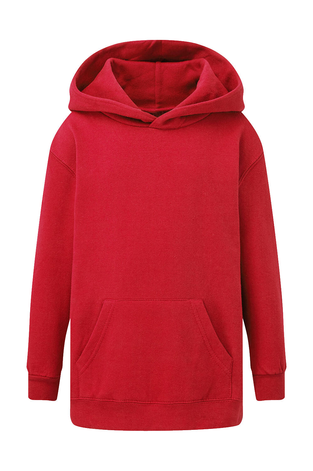 Kids' Hooded Sweatshirt in Farbe Red