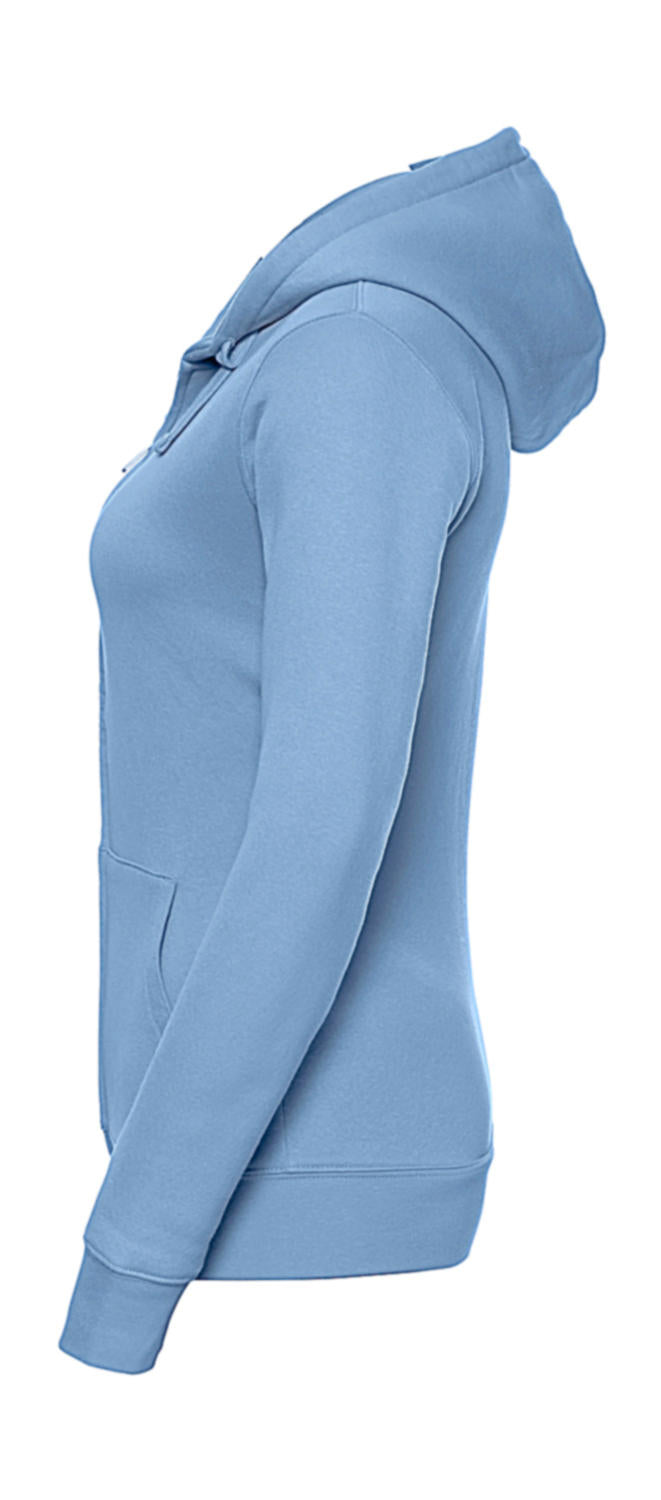 Ladies' Authentic Zipped Hood in Farbe White