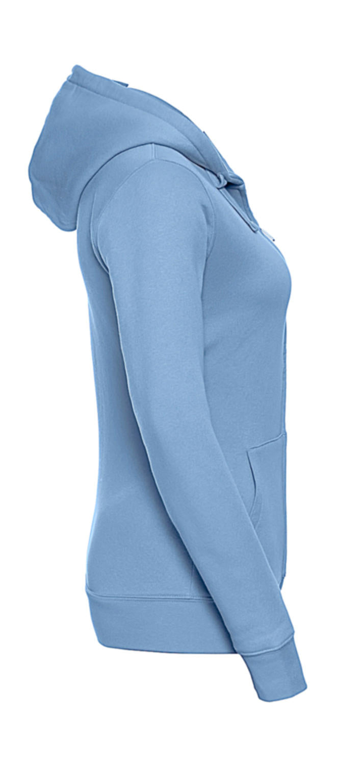 Ladies' Authentic Zipped Hood in Farbe White