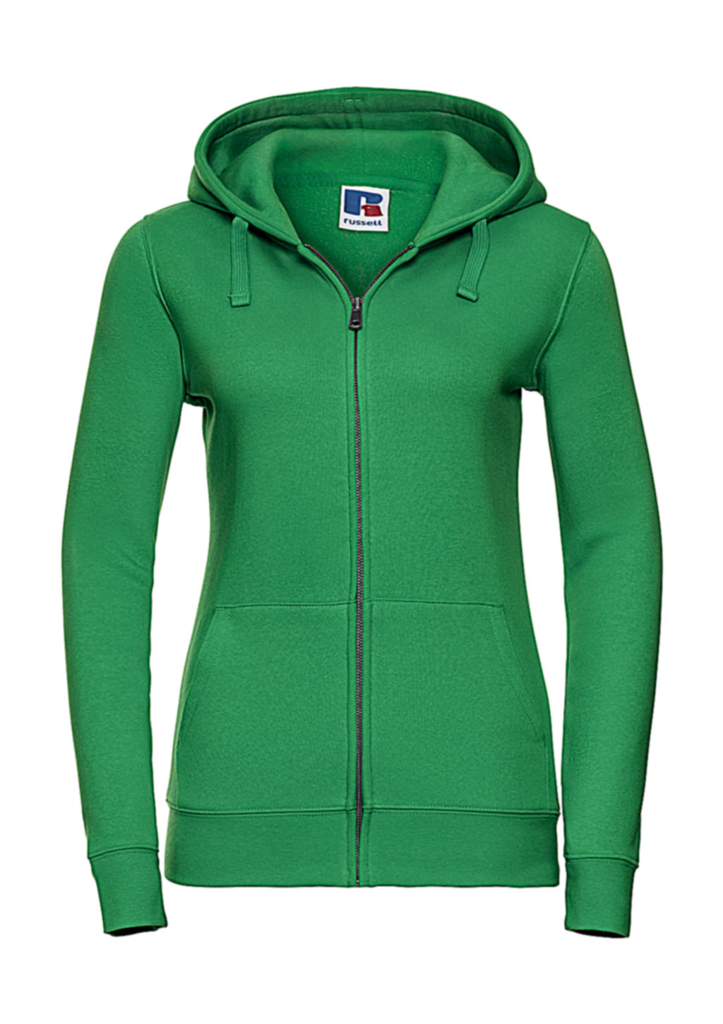 Ladies' Authentic Zipped Hood in Farbe Apple