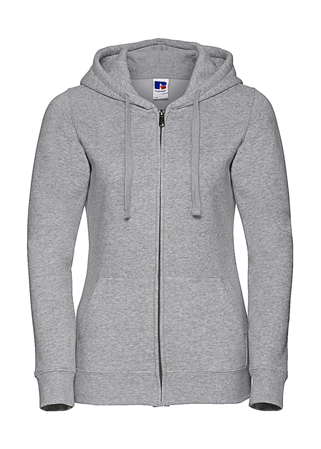 Ladies' Authentic Zipped Hood in Farbe Light Oxford