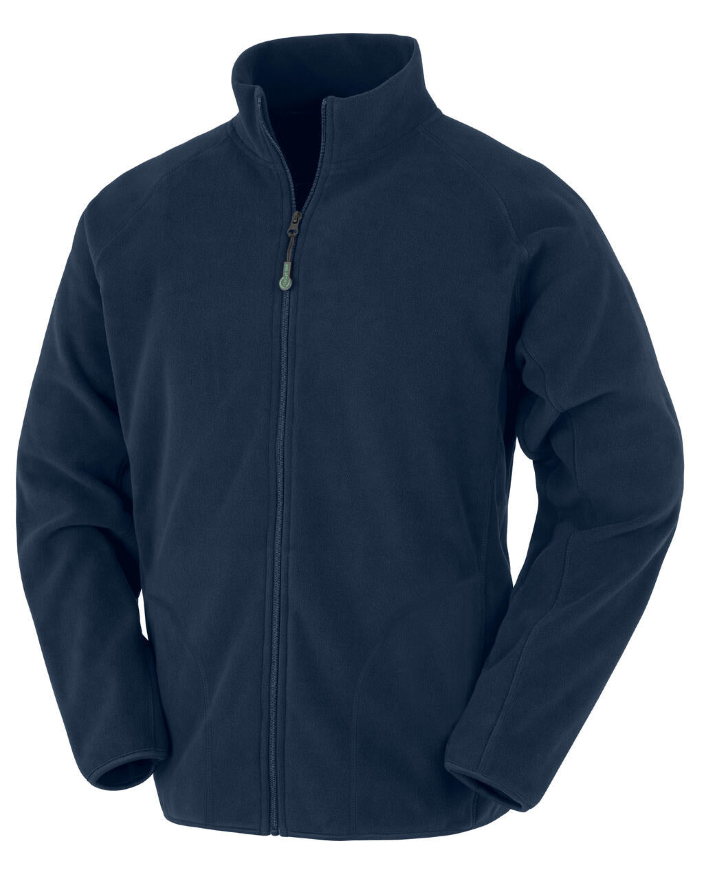 Recycled Microfleece Jacket in Farbe Navy
