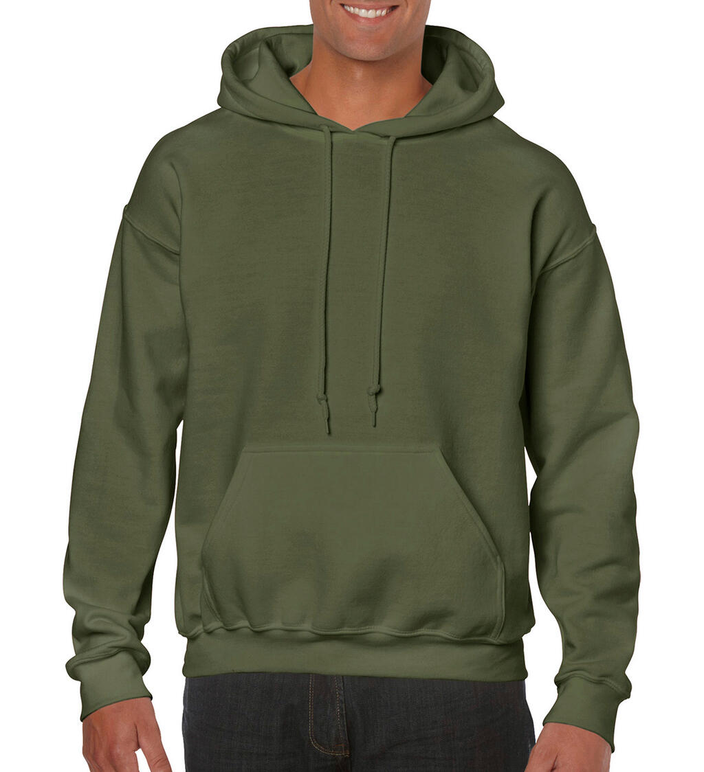 Heavy Blend Adult Hooded Sweatshirt in Farbe Military Green