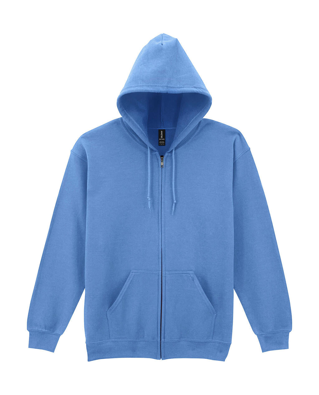Heavy Blend Adult Full Zip Hooded Sweat in Farbe Carolina Blue