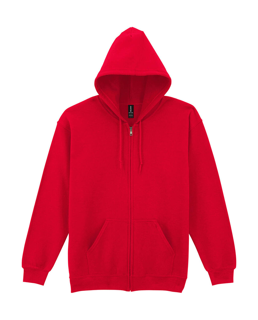 Heavy Blend Adult Full Zip Hooded Sweat in Farbe Red