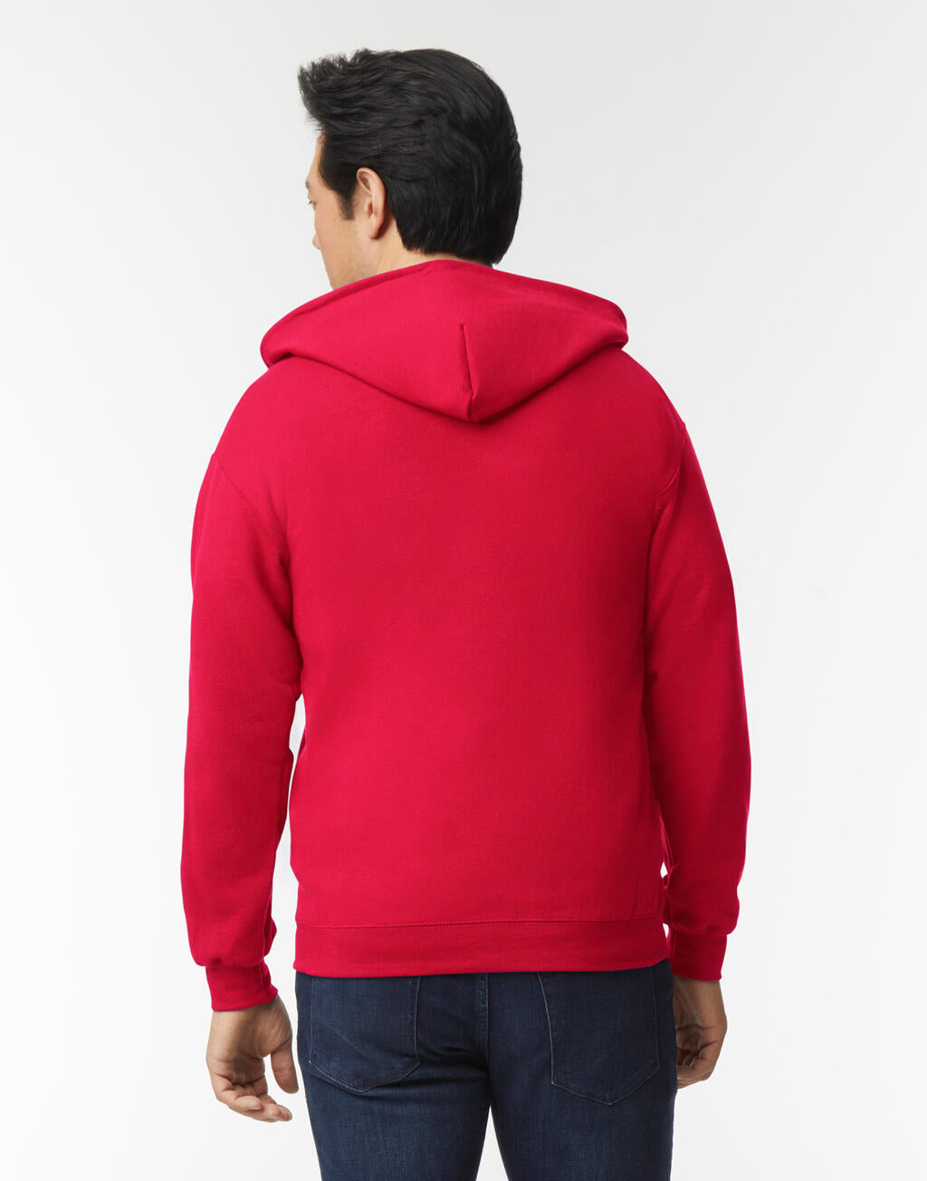 Heavy Blend Adult Full Zip Hooded Sweat in Farbe Black