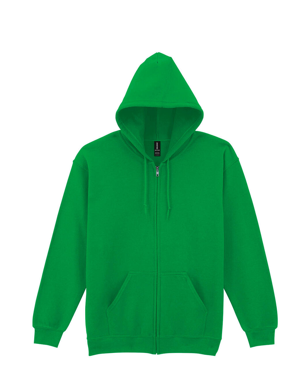 Heavy Blend Adult Full Zip Hooded Sweat in Farbe Irish Green