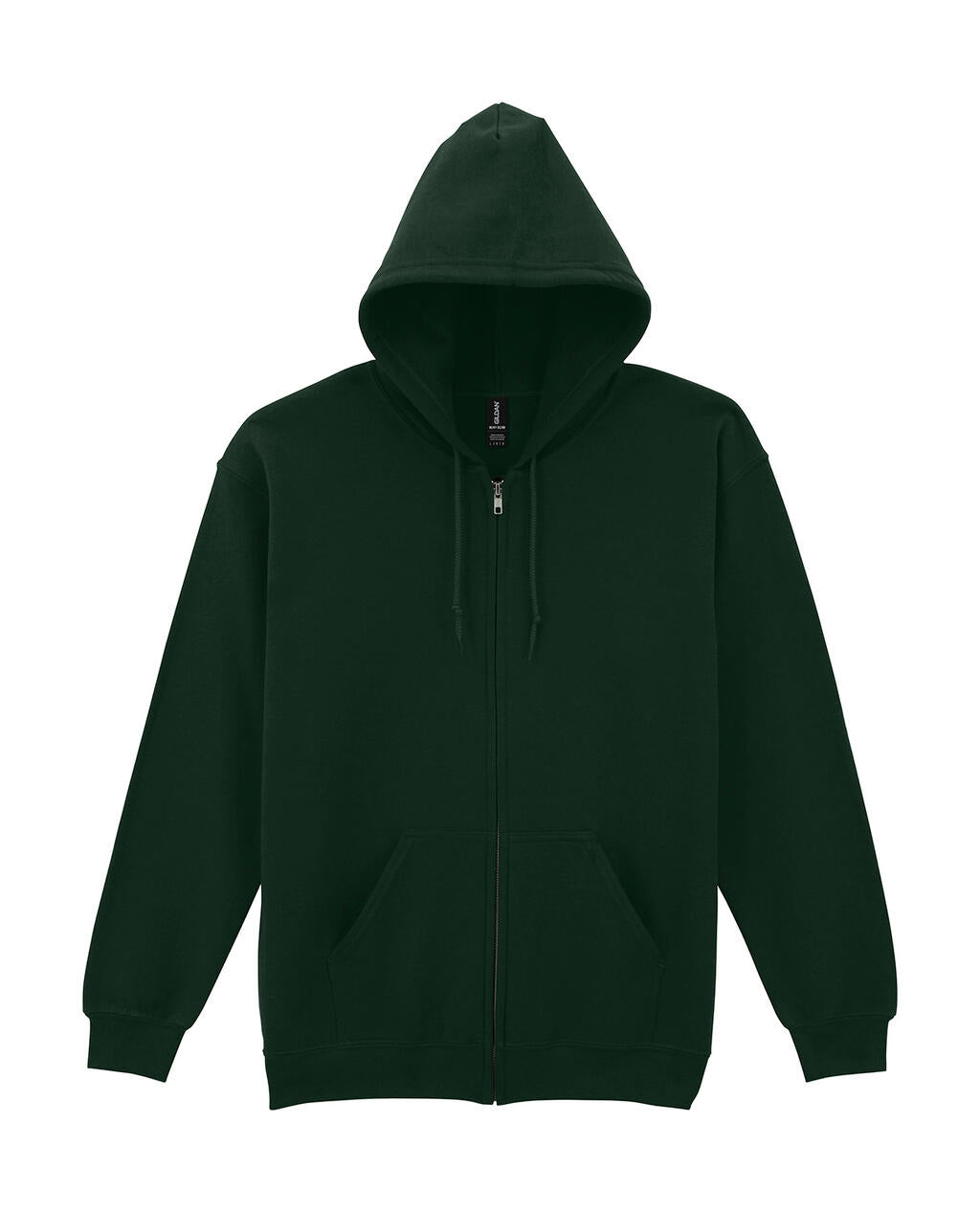 Heavy Blend Adult Full Zip Hooded Sweat in Farbe Forest Green