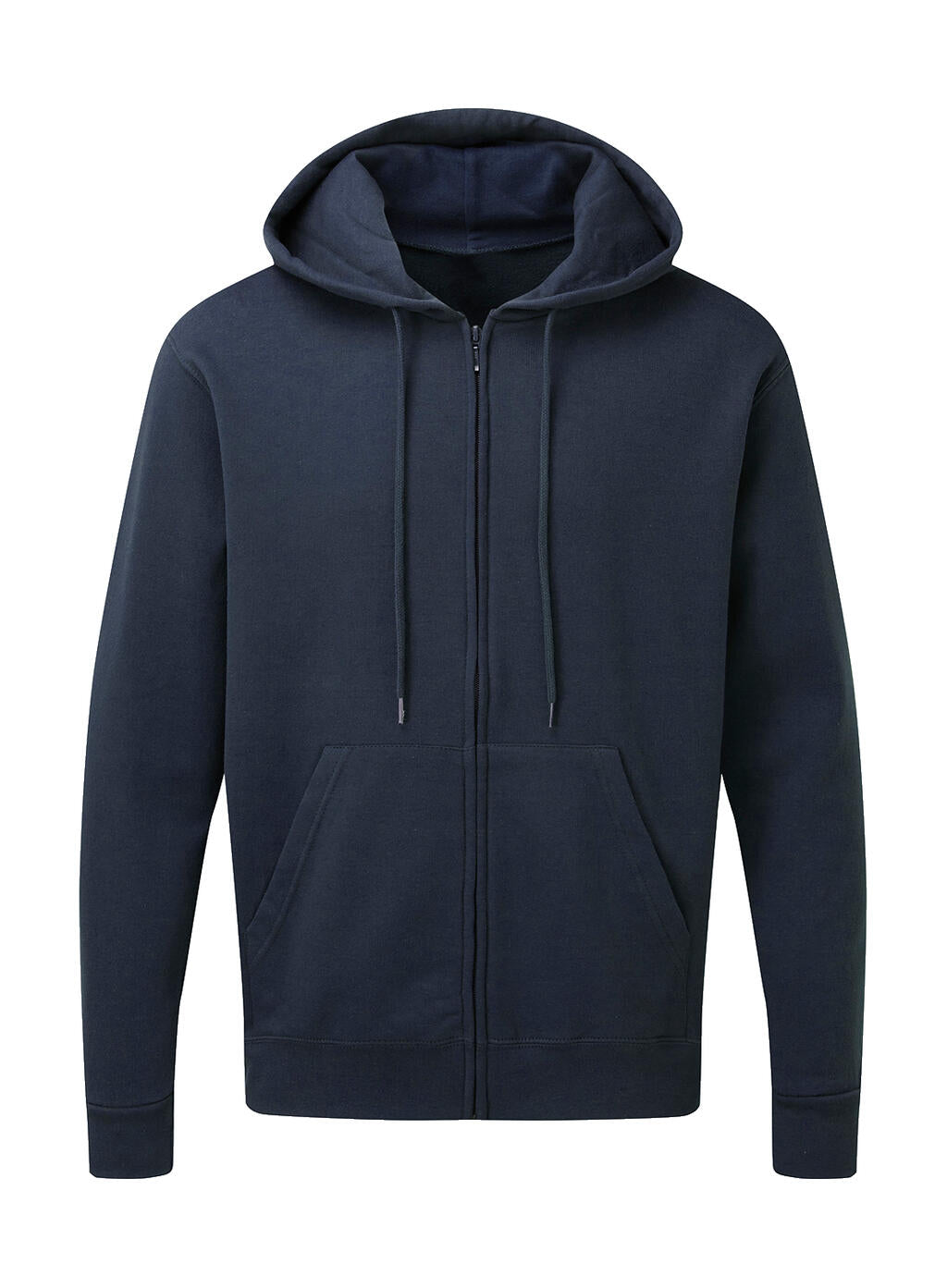 Men's Zip Hood in Farbe Denim