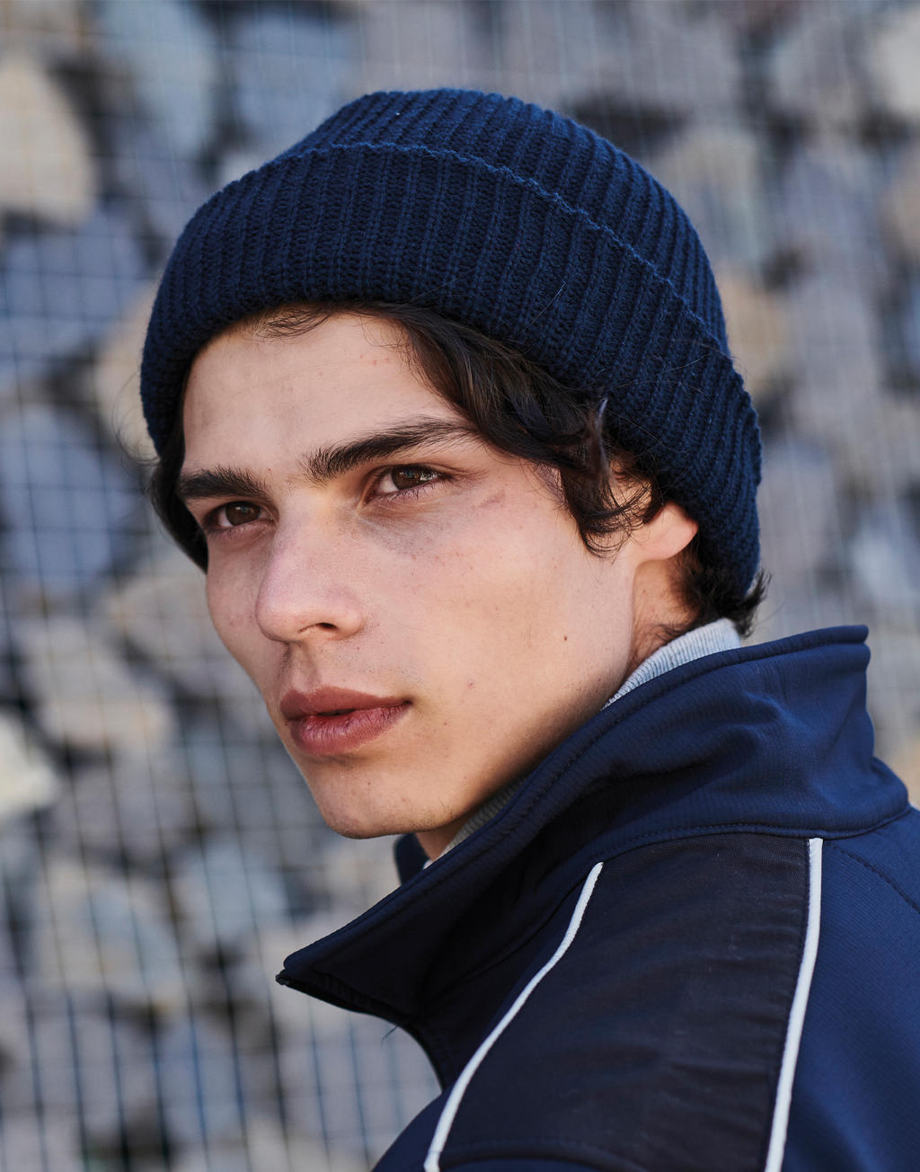 Watch Hat in Farbe Navy