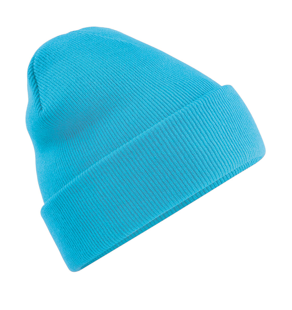 Original Cuffed Beanie in Farbe Surf Blue
