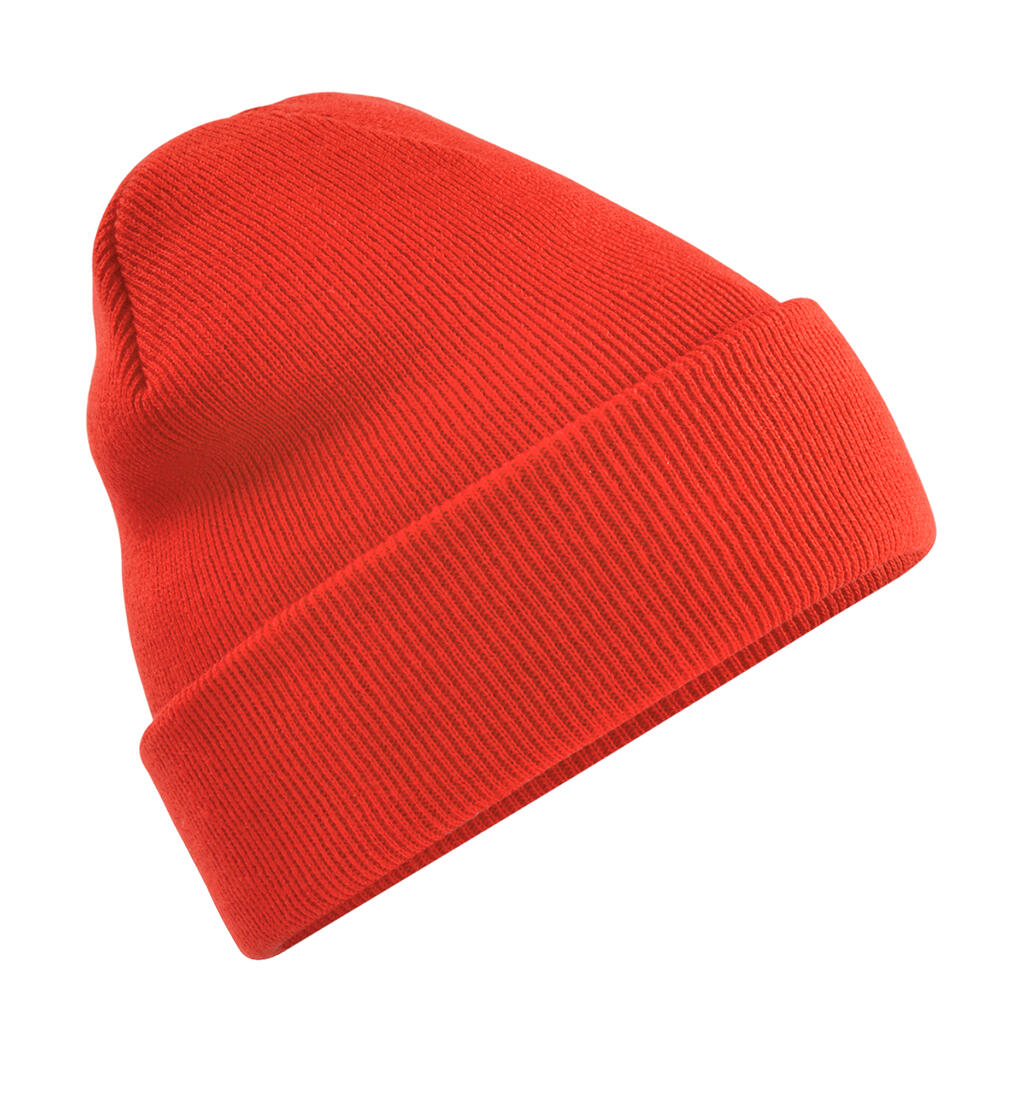 Original Cuffed Beanie in Farbe Fire Red