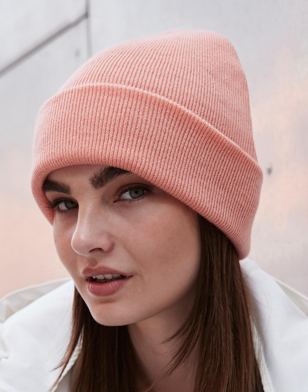 Original Cuffed Beanie in Farbe White