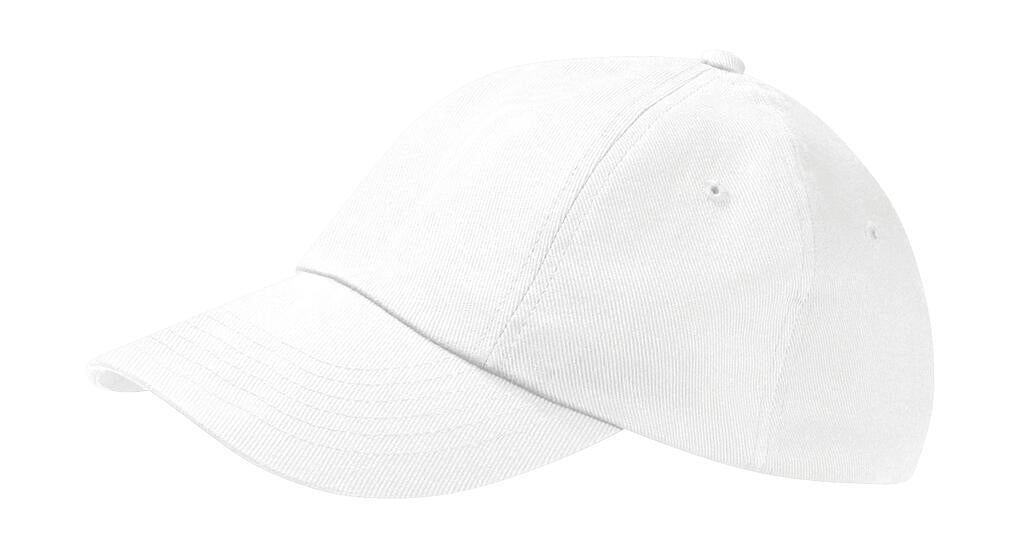 Low Profile Heavy Cotton Drill Cap in Farbe White
