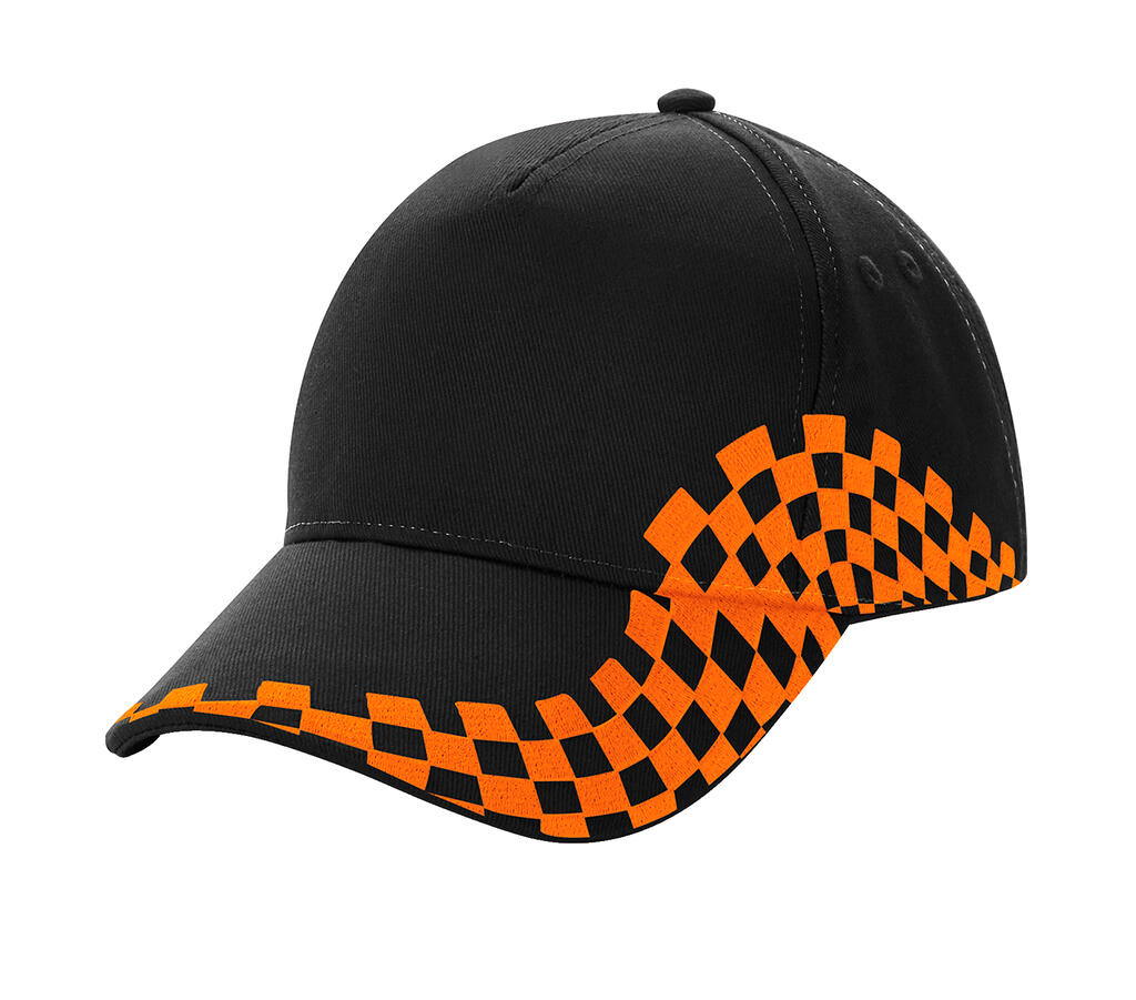 Grand Prix Cap in Farbe Black/Orange