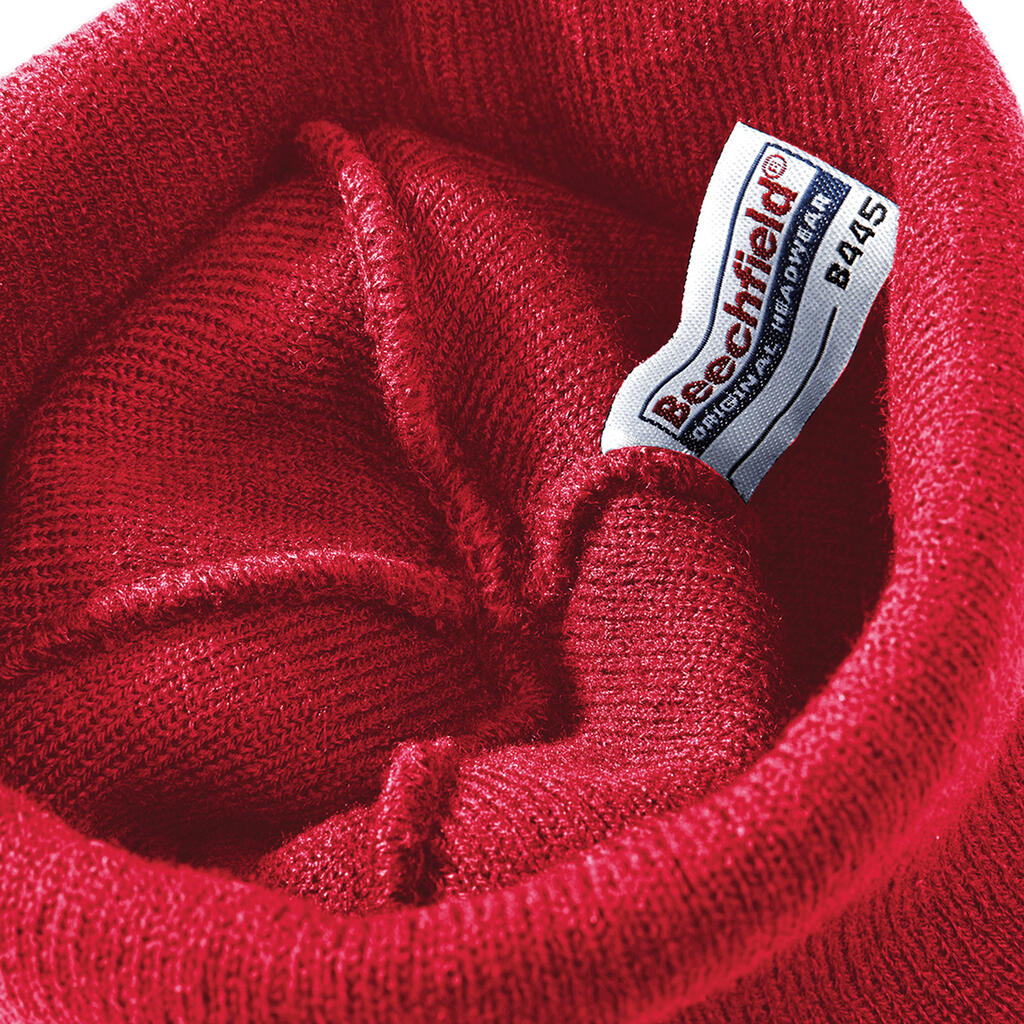 Printers Beanie in Farbe White