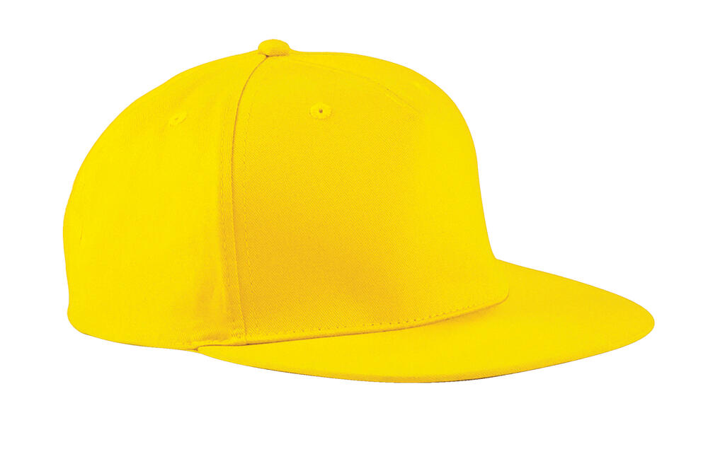 5 Panel Snapback Rapper Cap in Farbe Yellow