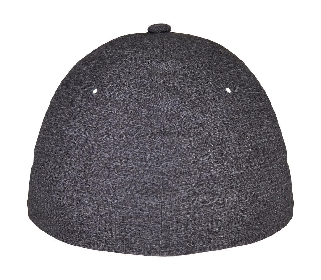 Flexfit Delta Melange Cap in Farbe Melange Charcoal