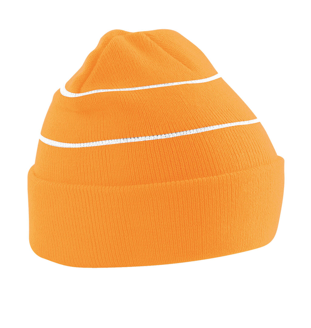 Enhanced-Viz Knitted Hat in Farbe Fluorescent Orange