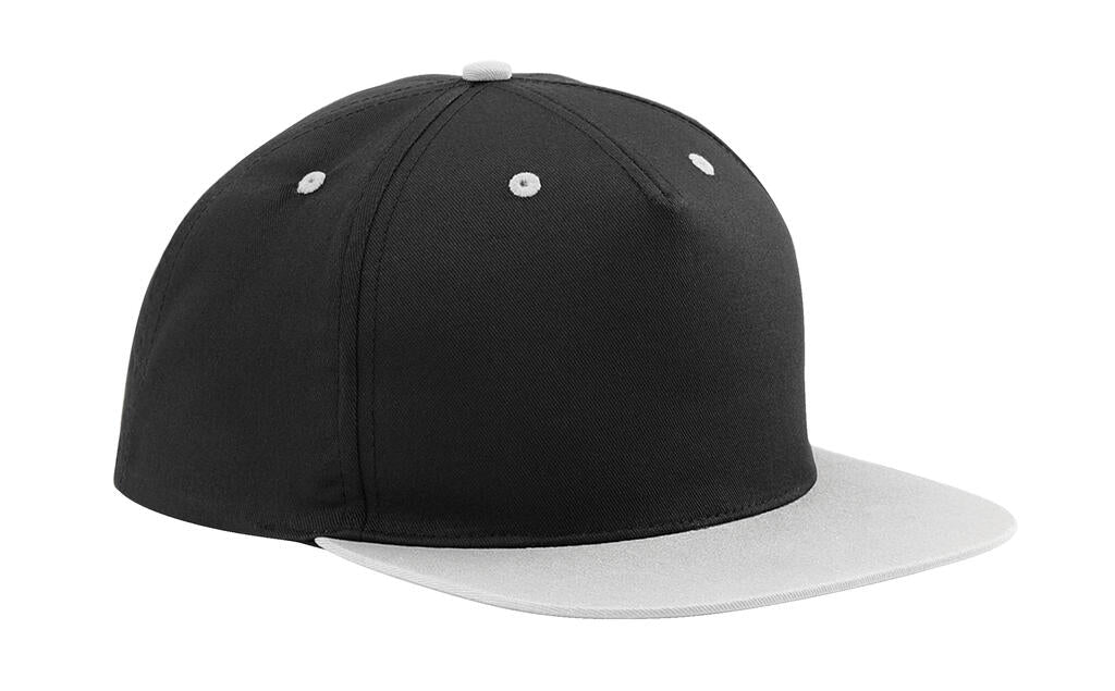 5 Panel Contrast Snapback in Farbe Black/Grey
