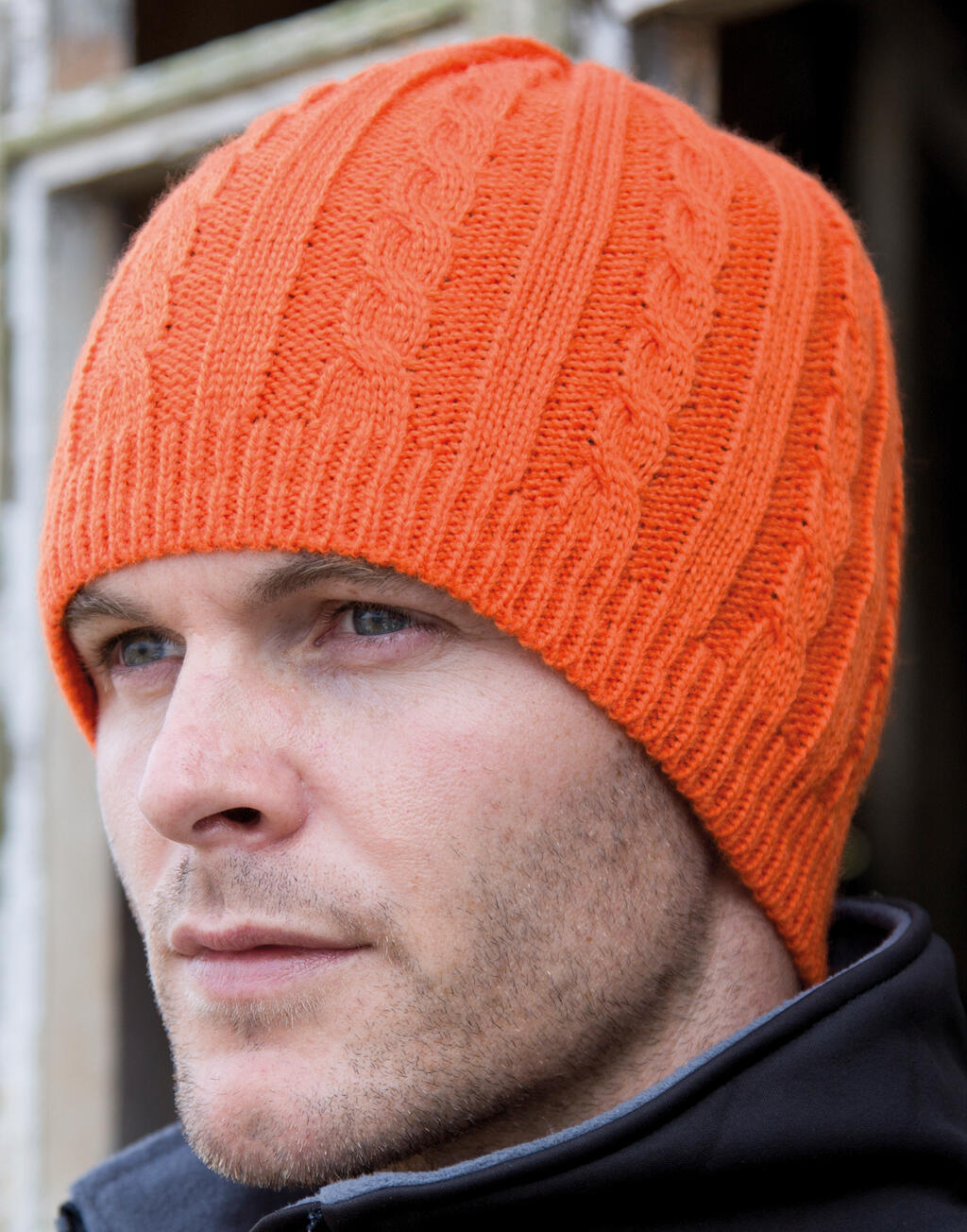 Mariner Knitted Hat in Farbe Grey/Black