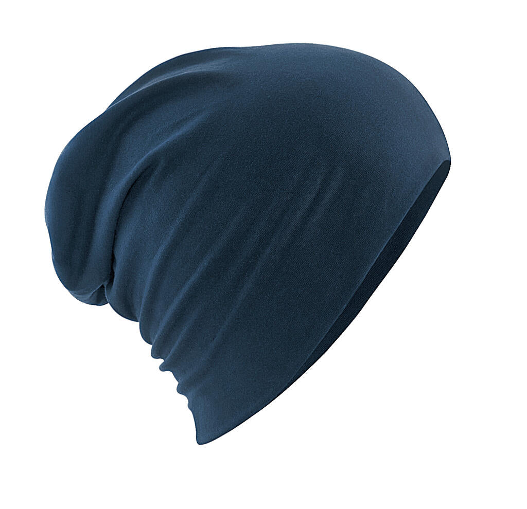 Hemsedal Cotton Slouch Beanie in Farbe French Navy