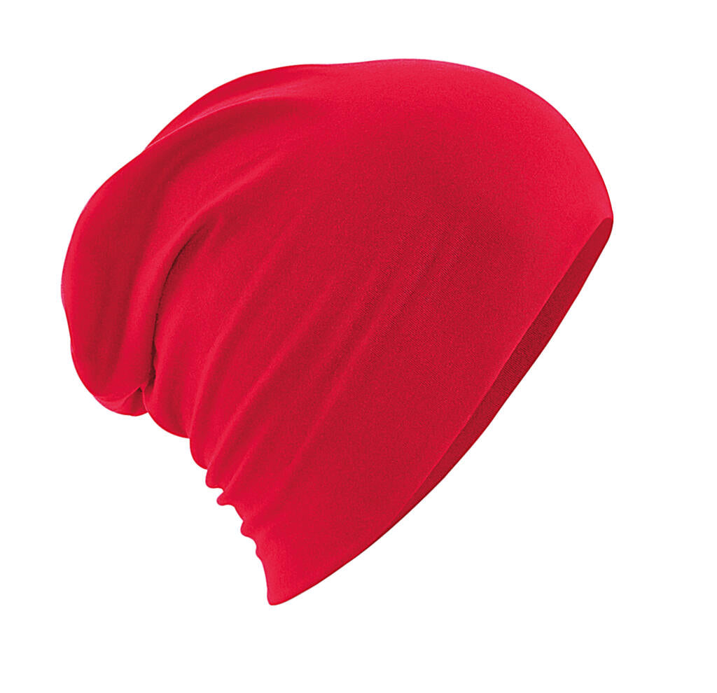 Hemsedal Cotton Slouch Beanie in Farbe Classic Red