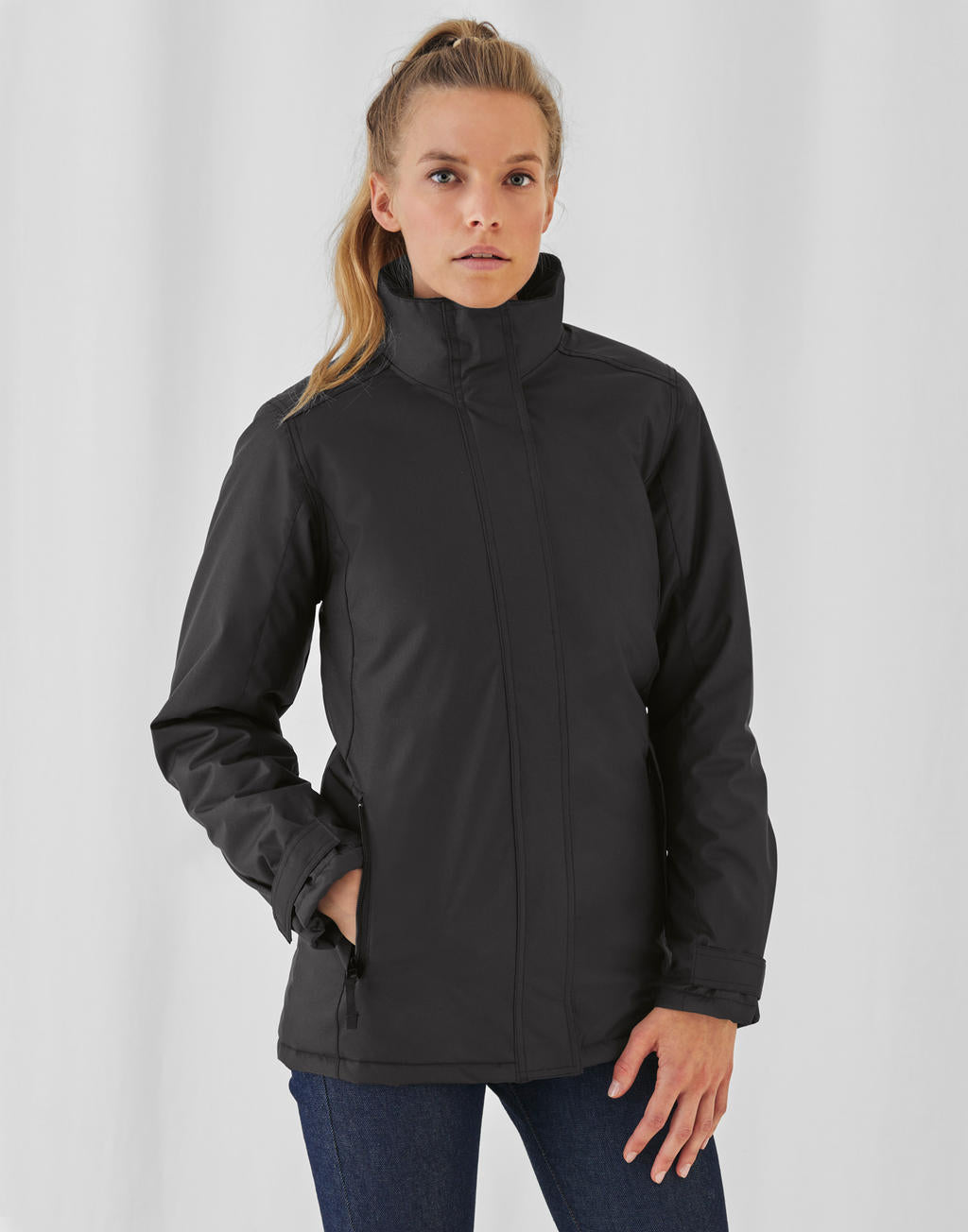 Real+/women Heavy Weight Jacket in Farbe White