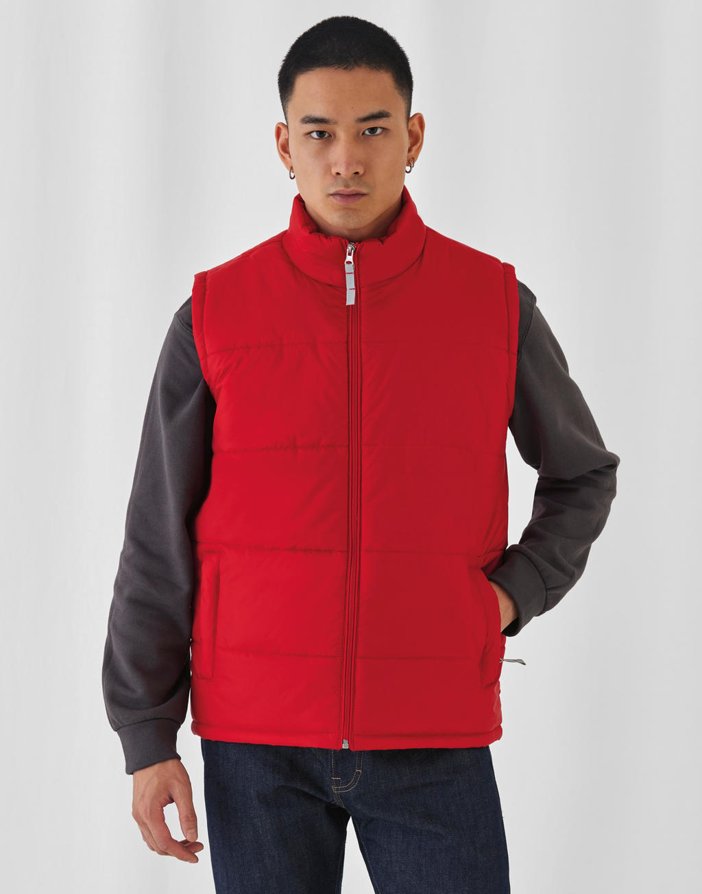 Bodywarmer/men in Farbe White