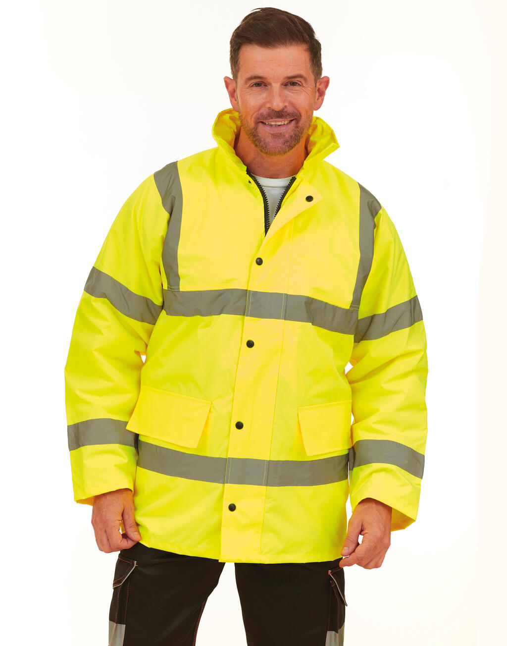 Fluo Classic Motorway Jacket in Farbe Fluo Orange