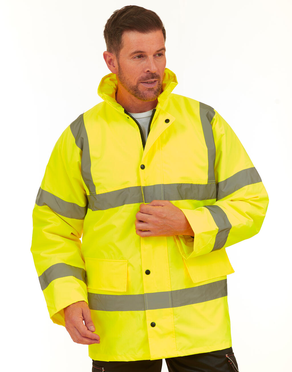 Fluo Classic Motorway Jacket in Farbe Fluo Orange