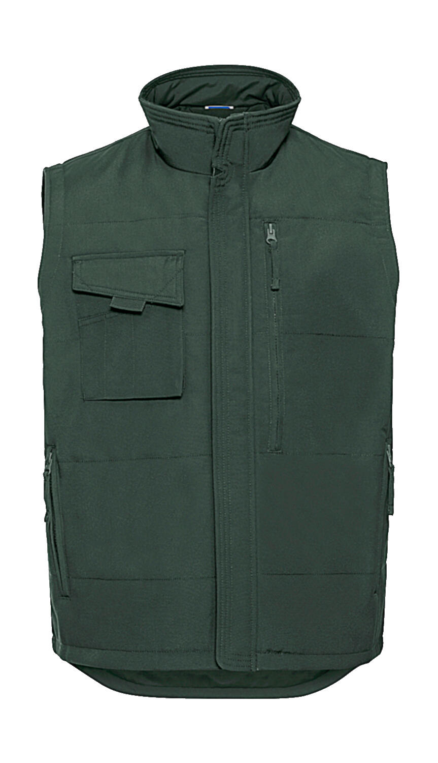 Heavy Duty Workwear Gilet in Farbe Bottle Green